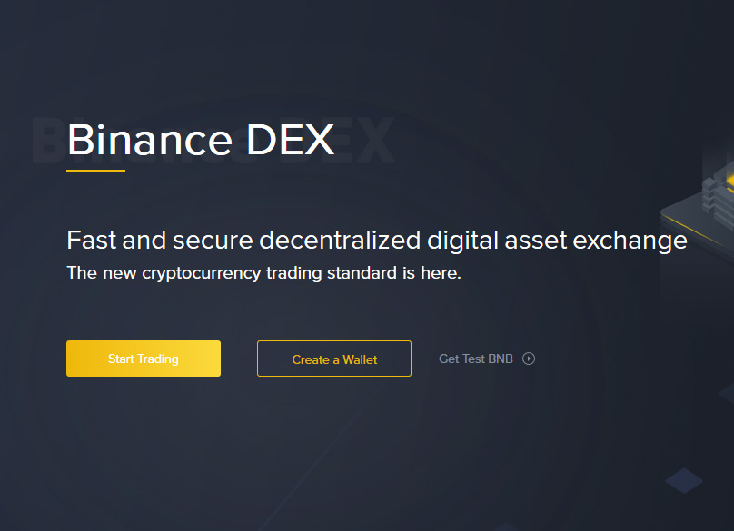 Registracija za račun Binance DEX