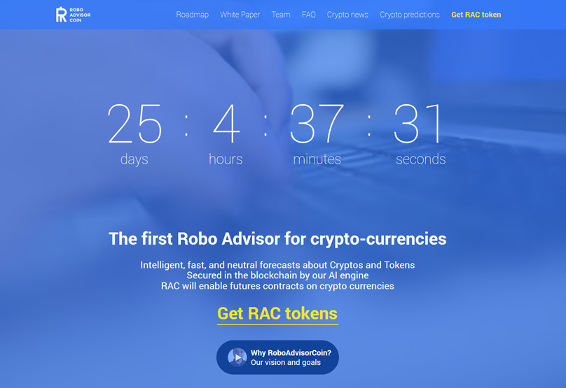 Web stranica Roboadvisor